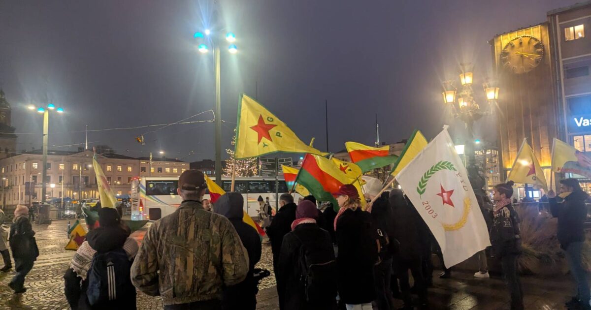 Demonstrationer i solidaritet med Rojava – Rojavakommittéerna